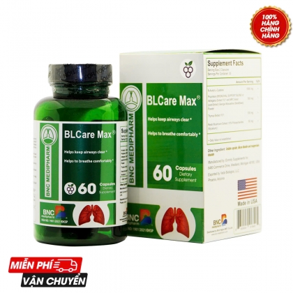 BL Care Max - Hỗ trợ giảm chất nhầy trong các bệnh đường hô hấp có đờm nhày quánh